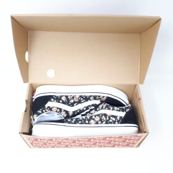 Vans Old Skool Rose Dreams Black White Skate Authentic Shoe Sneaker Womens 6 US - Picture 12 of 12